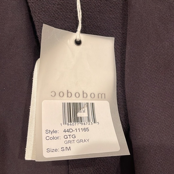 New Mod-O-Doc
French Terry Long Sleeve Draped Front Jacket Size S/M - Picture 8 of 10